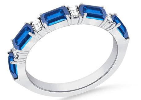 Natural Octagon Stacking Ring