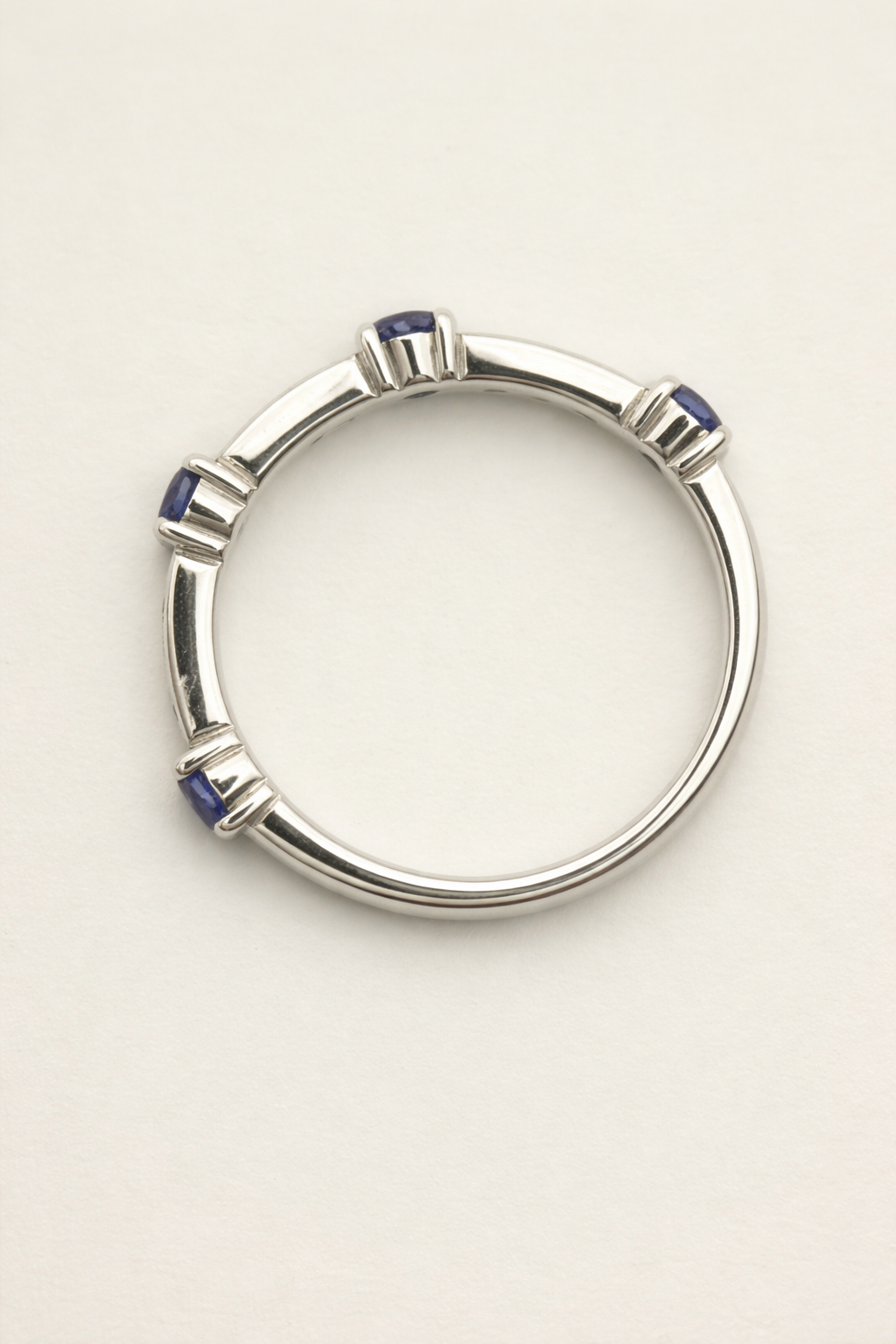 Natural Sapphire Quartet Stacking Ring