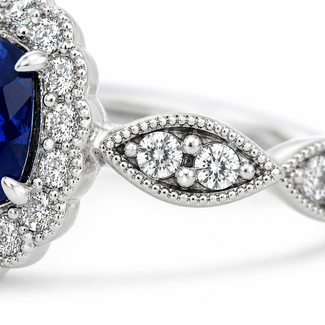 Natural Sapphire Antique Ring