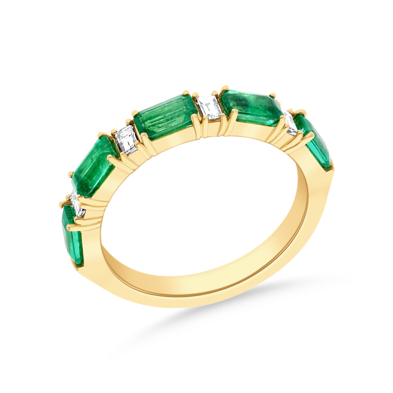 Natural Octagon Stacking Ring