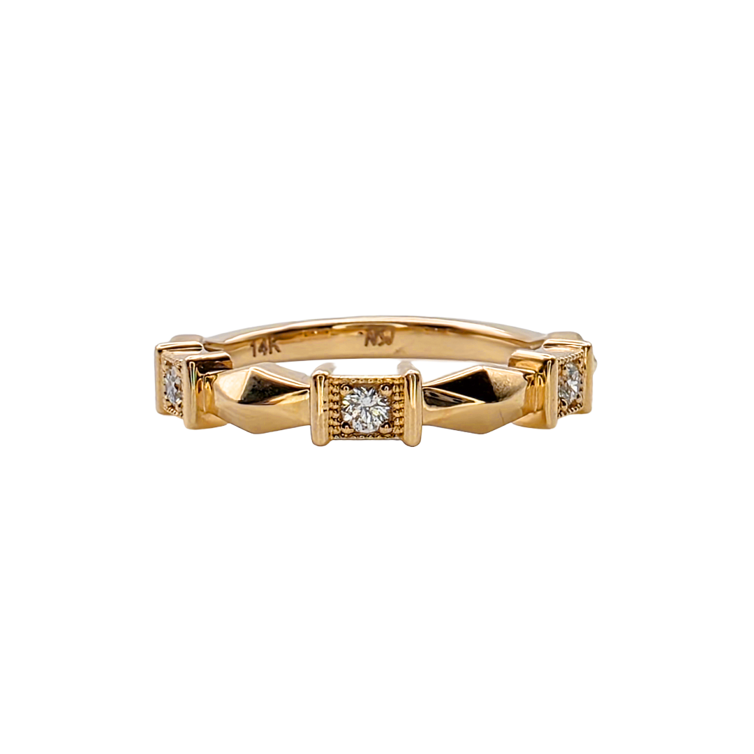 Natural Diamond Antique Band