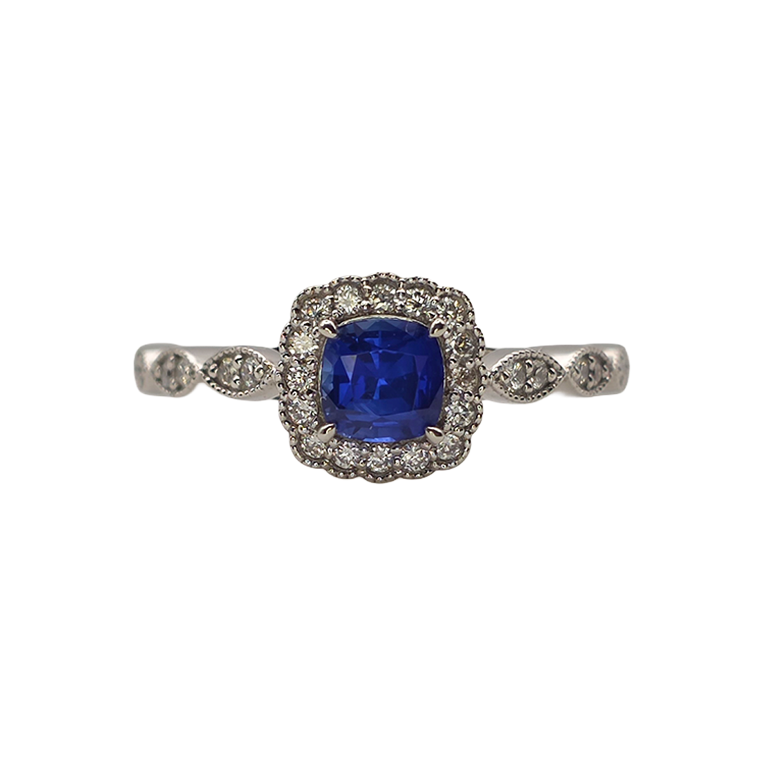 Natural Sapphire Antique Ring